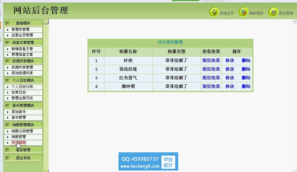 后台管理模块-个人博客