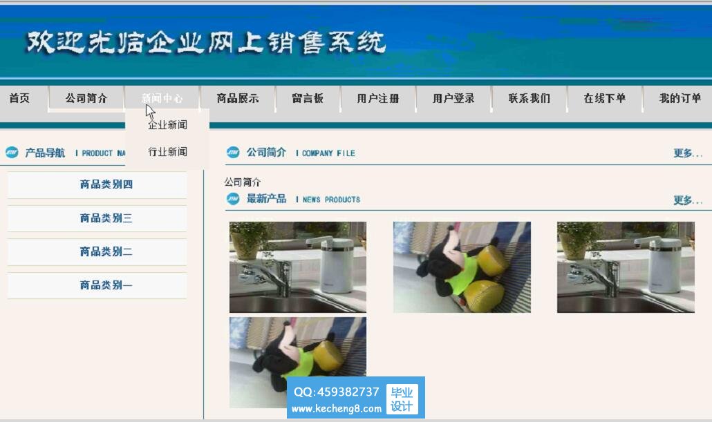 企业网上销售系统